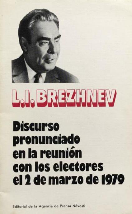 En aras de la felicidad de los Sovieticos - L. I. Brejnev - copertina