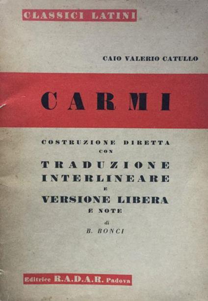 Carmi - copertina