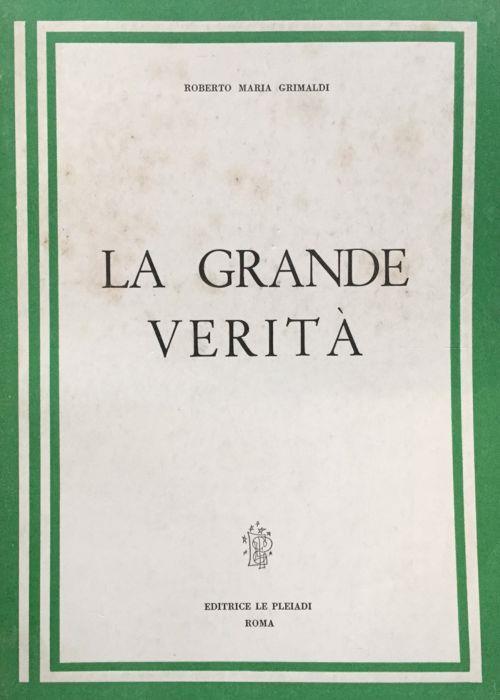La grande Verità - Mario Grimaldi - copertina