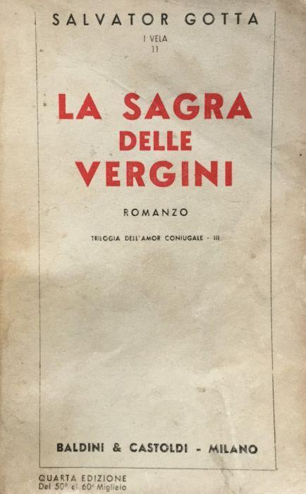 La sagra delle vergini - Salvatore Gotta - copertina
