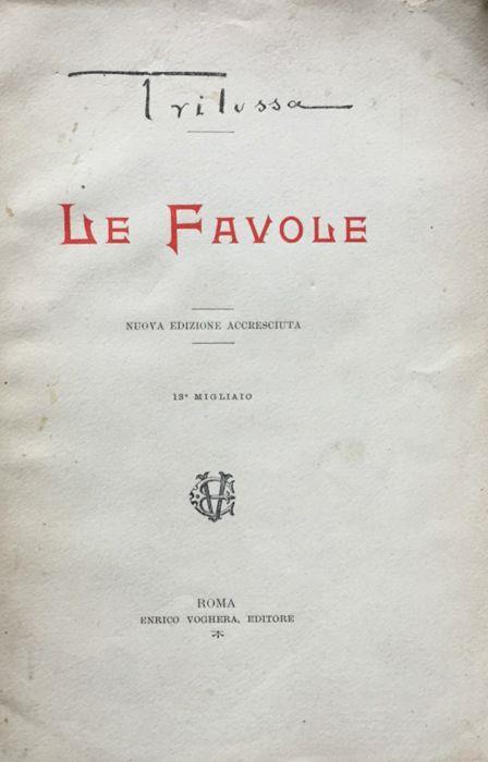Le Favole - Trilussa - copertina