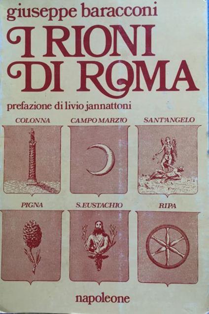 I rioni di Roma - Giuseppe Baracconi - copertina