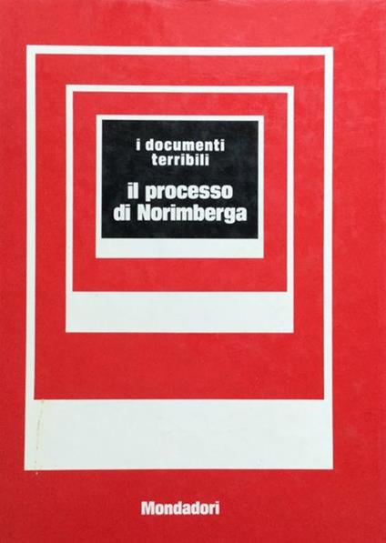 Il processo di Norimberga - Giuseppe Mayda - copertina