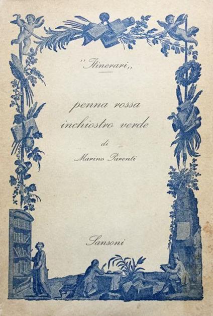 Penna rossa e inchiostro verde - Marino Parenti - copertina