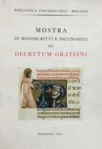 Mostra di manoscritti e incunaboli del Decretum Gratiani