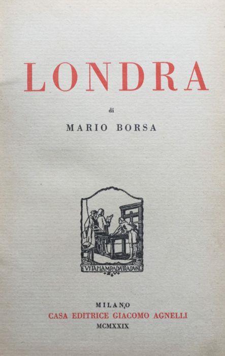 Londra - Mario Borsa - copertina