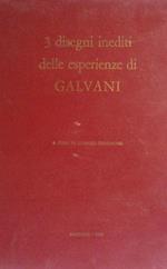 Tre disegni inediti delle esperienze di Luigi Galvani
