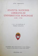 Statuta nationis germanicae universitatis Bononiae (1292-1750)