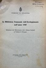 La Biblioteca Comunale dell'Archiginnasio nell'anno 1939