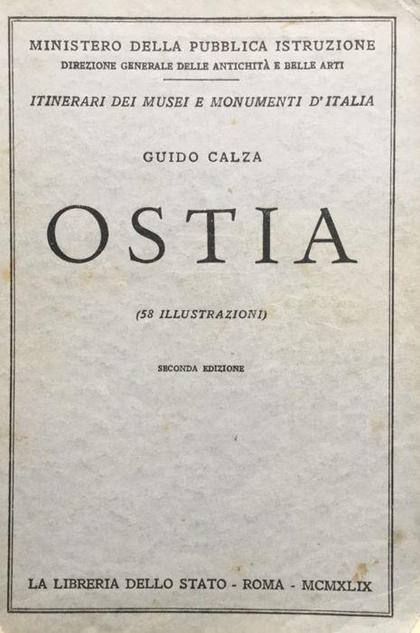 Ostia - Guido Calza - copertina