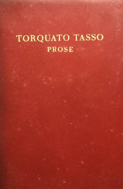 Prose - Torquato Tasso - copertina