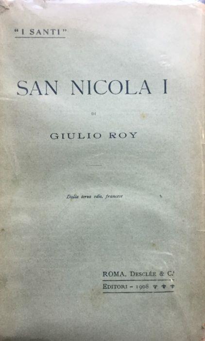 San Nicola I [papa] - copertina