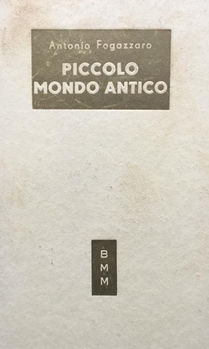Piccolo mondo antico - Antonio Fogazzaro - copertina