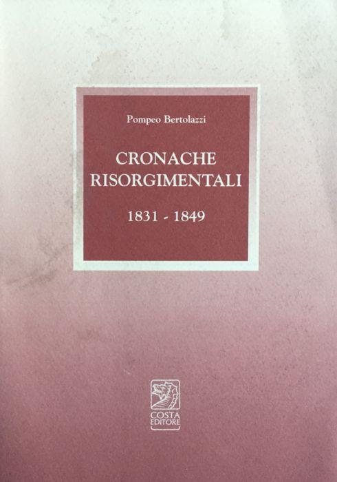 Cronache risorgimentali 1831 - 1849 - copertina