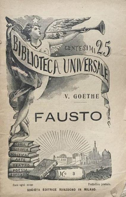 Fausto - Johann Wolfgang Goethe - copertina