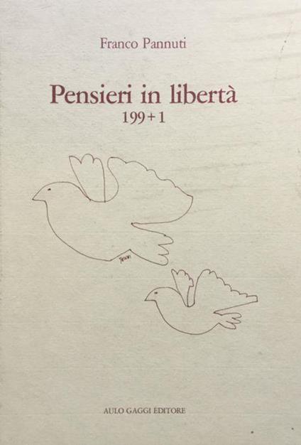 Pensieri in libertà 199+1 - Franco Pannuti - copertina