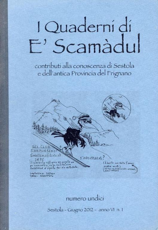 I Quaderni di E' Scamadul 1 (2012) - copertina