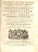 Commentaria in omnes aphorismos Hermanni Boerhaave de cognoscendis et curandis morbis