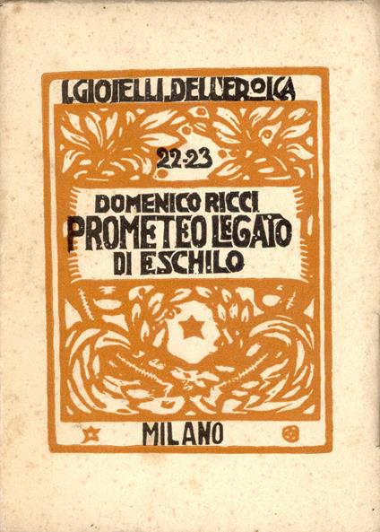 Prometeo legato - Domenico Ricci - copertina