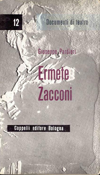 Ermete Zacconi - Giuseppe Pardieri - copertina