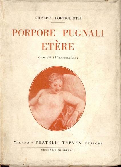 Porpore pugnali etère - Giuseppe Portigliotti - copertina
