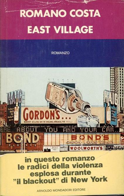 East village : romanzo - Romano Costa - copertina