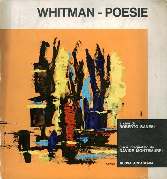 Poesie - Walt Whitman - copertina