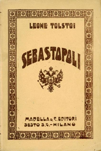 Sebastopoli - Lev Tolstoj - copertina