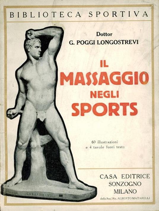 Il massaggio negli sports - Giuseppe Poggi Longostrevi - copertina