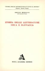 Storia delle letterature ceca e slovacca