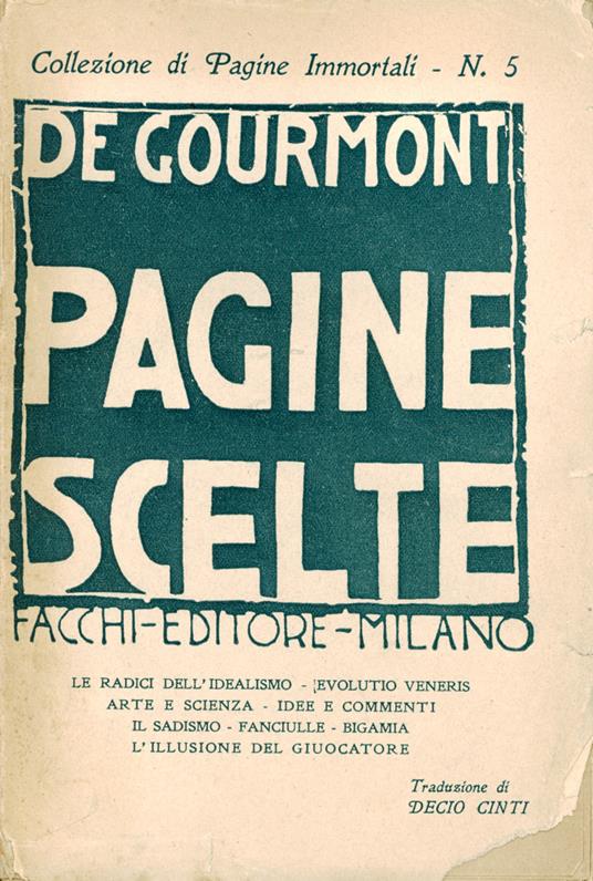 Pagine scelte - copertina