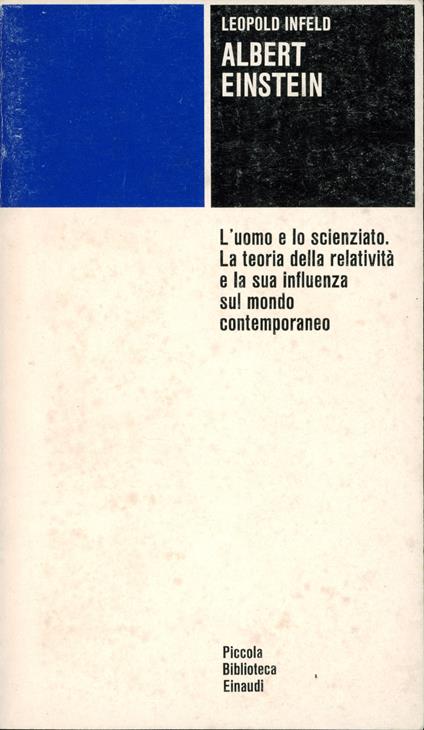 Albert Einstein - Leopold Infeld - copertina