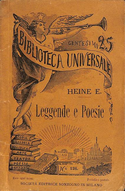 Leggende e poesie - Heinrich Heine - copertina