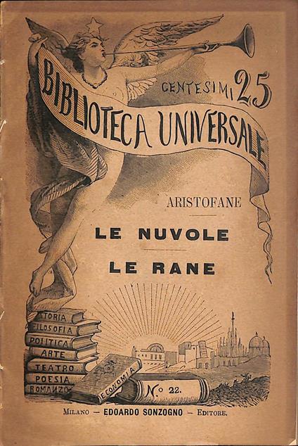 Le nuvole - Aristofane - copertina