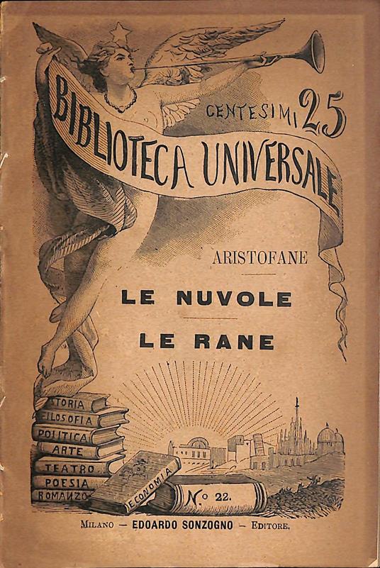 Le nuvole - Aristofane - copertina