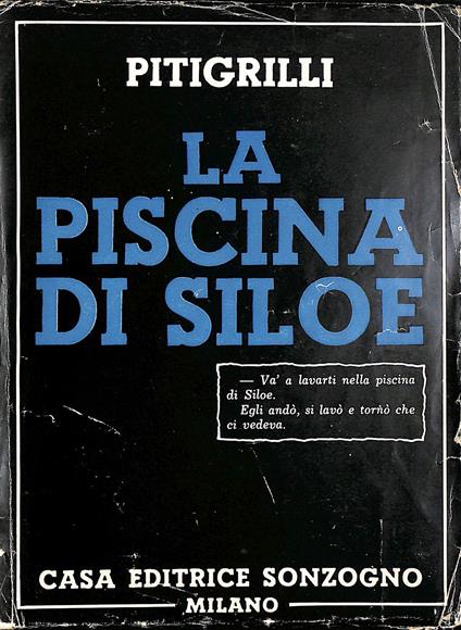 La piscina di Siloe - Pitigrilli - copertina