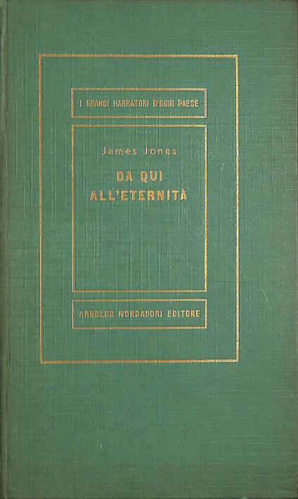 Da qui all'eternità - James Jones - copertina