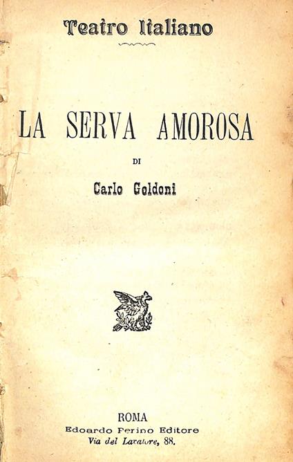 Commedie - Carlo Goldoni - copertina