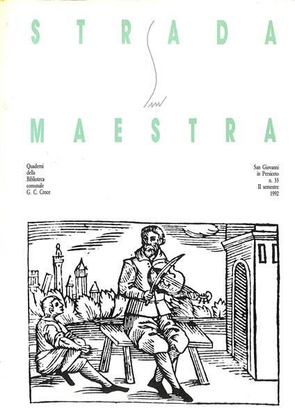 Strada maestra n. 33 (1992) - copertina
