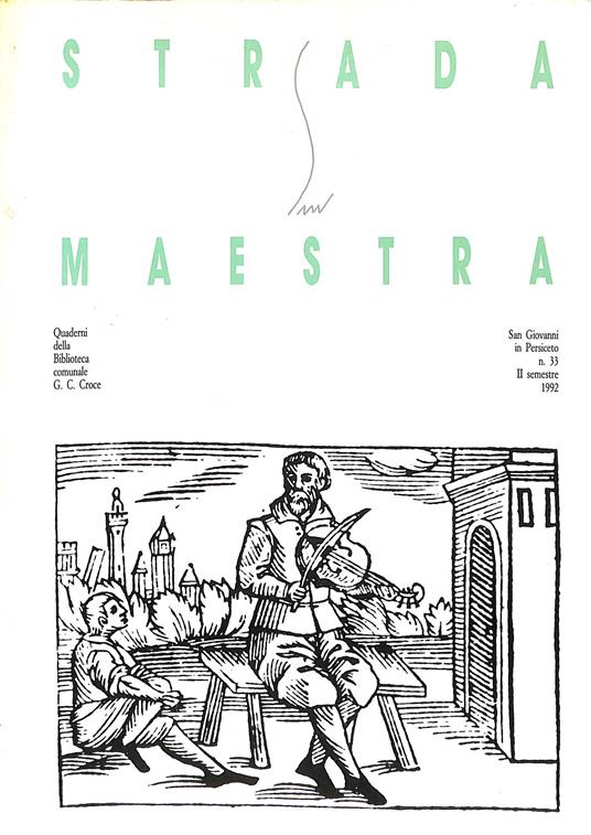 Strada maestra n. 33 (1992) - copertina