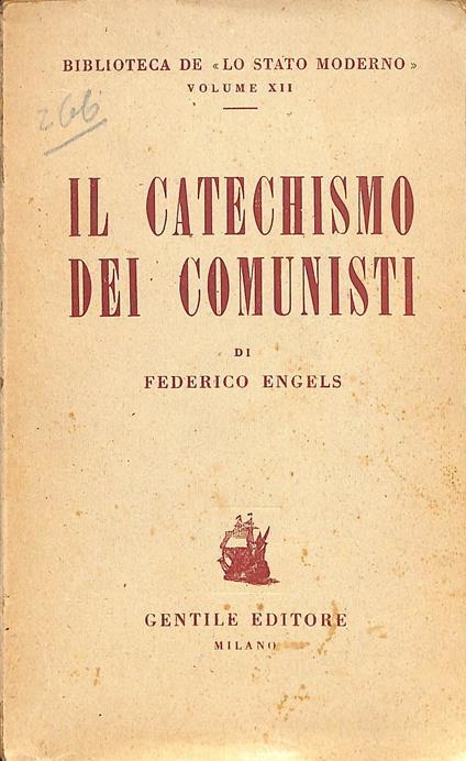 Il catechismo dei comunisti - copertina