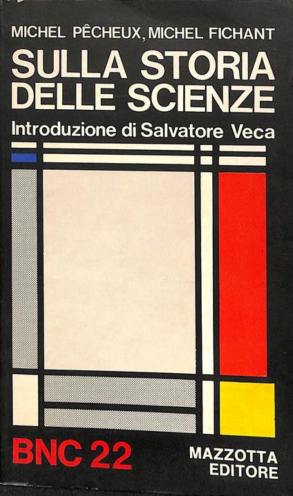 Sulla storia delle scienze - copertina