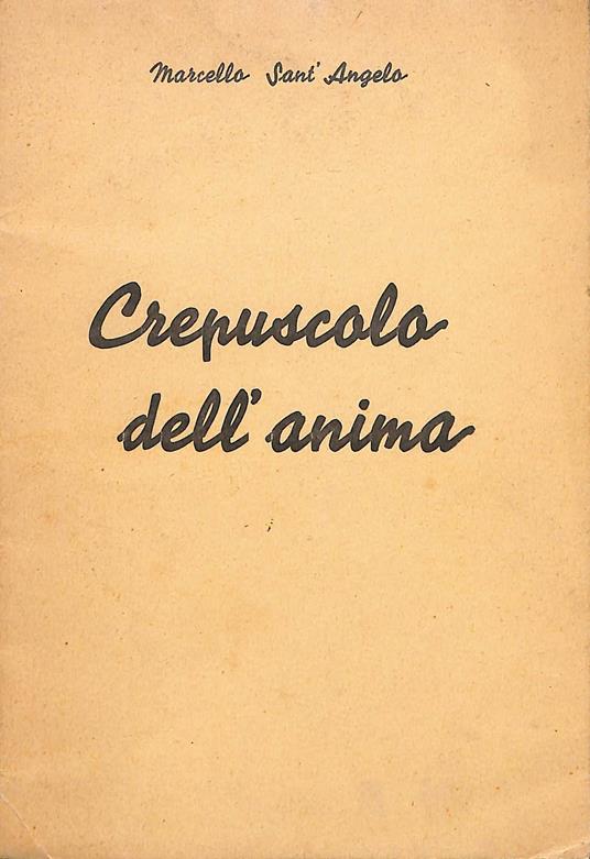 Crepuscolo dell'anima - copertina