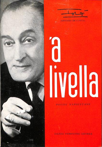 'A livella : poesie napoletane - Totò - copertina
