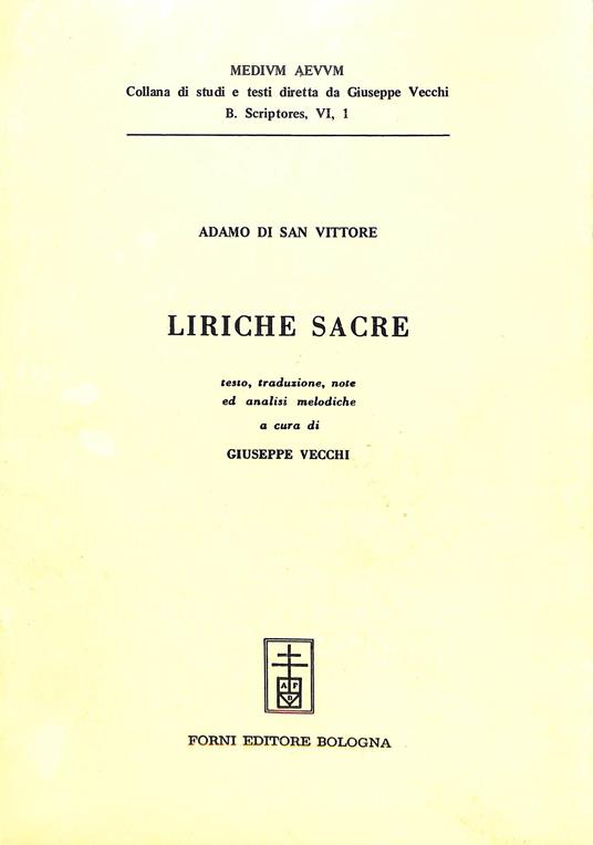 Liriche sacre - copertina