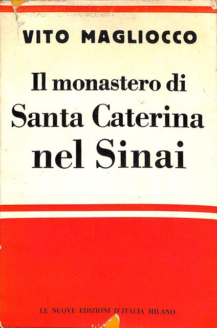 Il monastero di Santa Caterina nel Sinai - Vito Magliocco - copertina