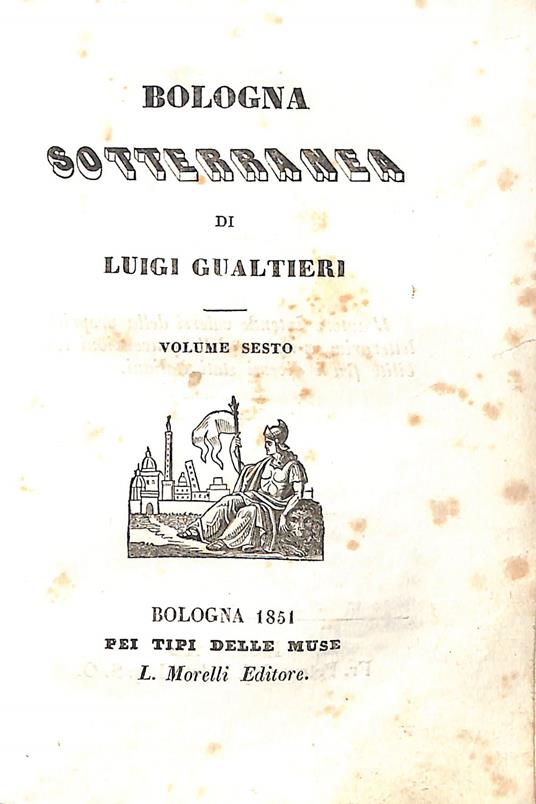 Bologna sotterranea - Luigi Gualtieri - copertina