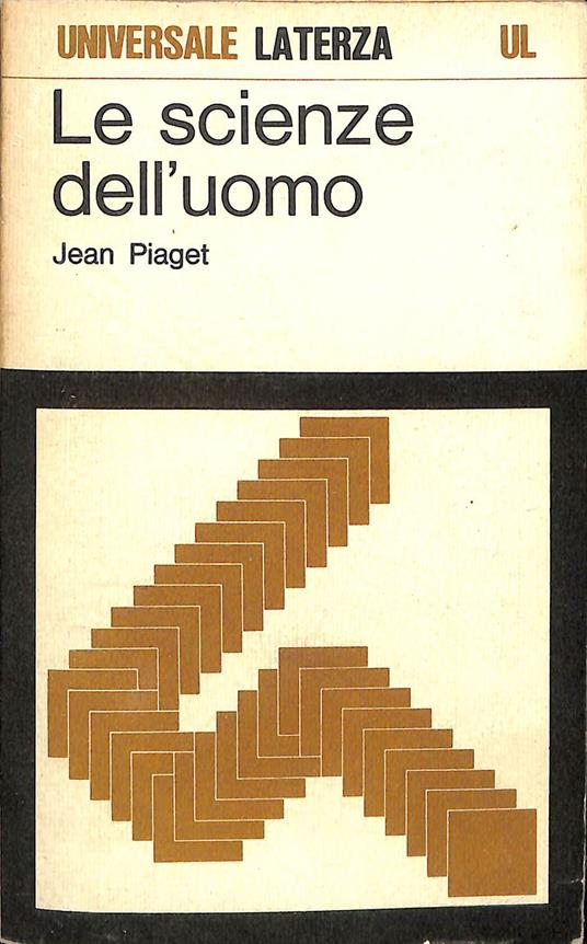 Le scienze dell'uomo - Jean Piaget - copertina