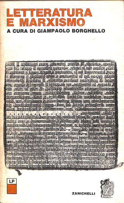Letteratura e marxismo - Giampaolo Borghello - copertina