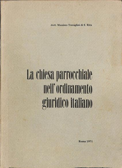 La chiesa parrocchiale nell'ordinamento giuridico italiano - copertina